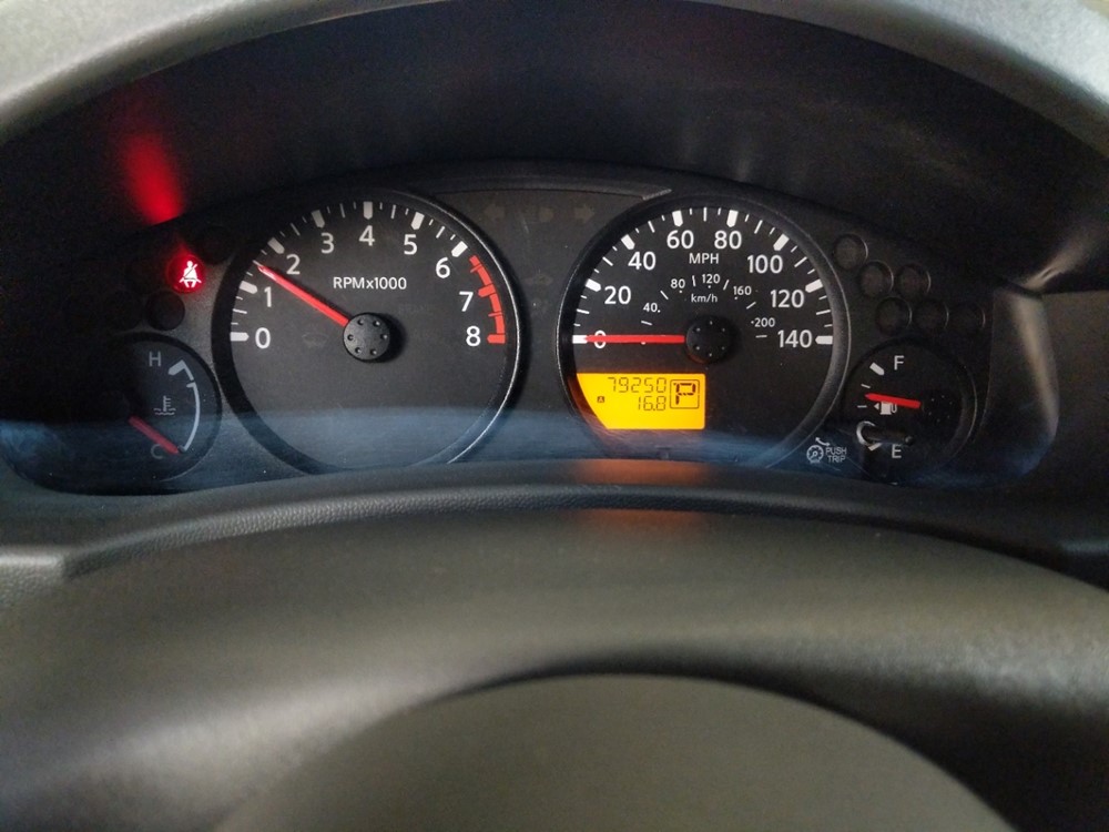 2015 Nissan Frontier - Odometer Close Up