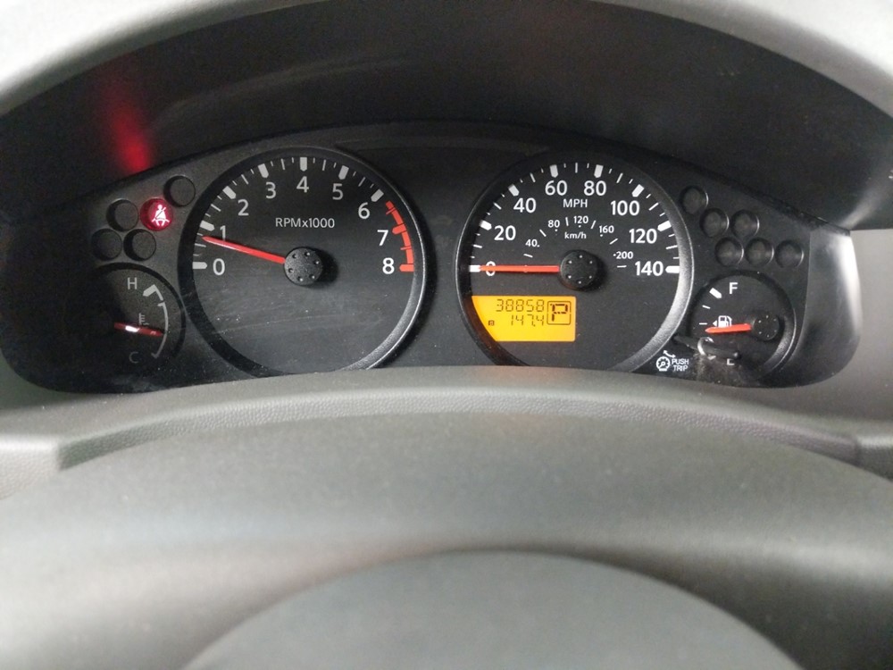 2015 Nissan Frontier - Odometer Close Up
