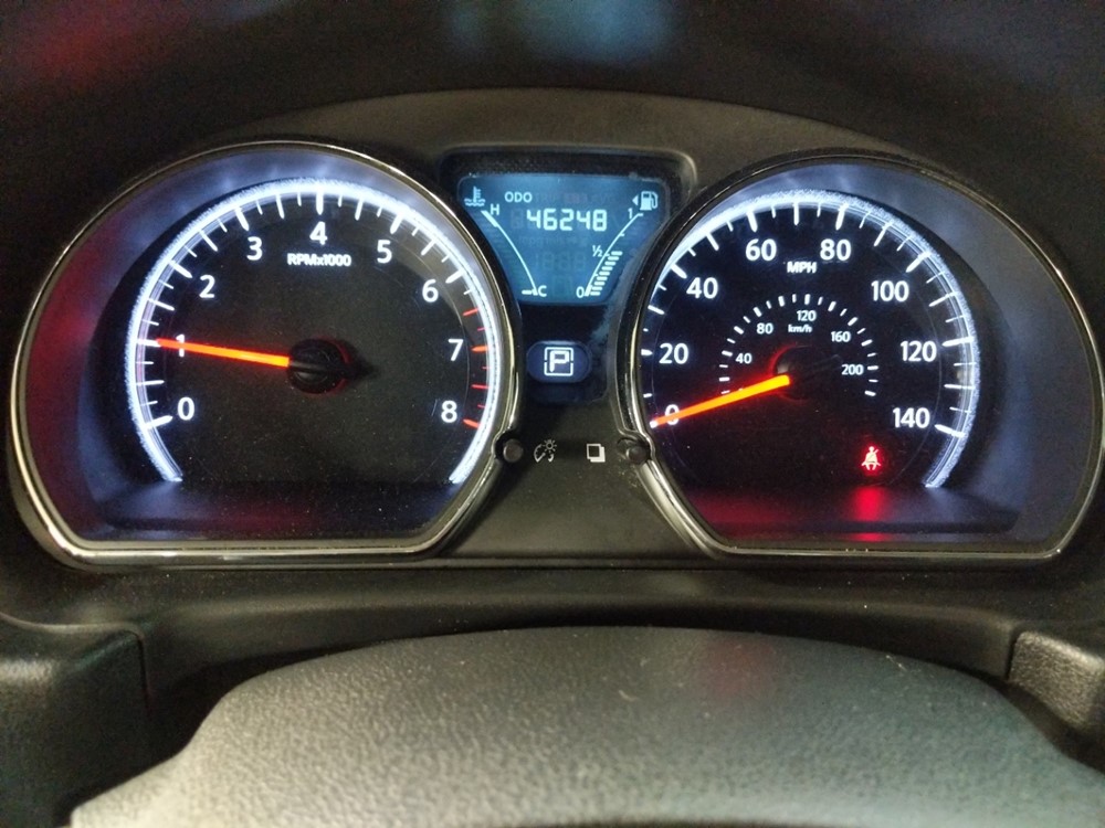 2017 Nissan Versa - Odometer Close Up