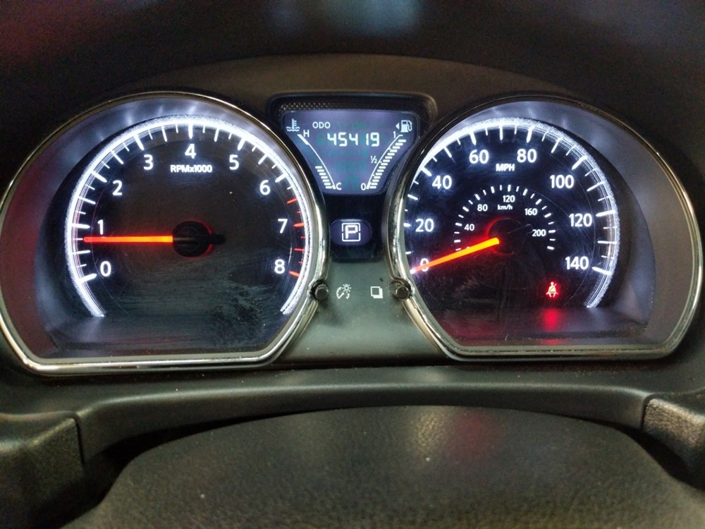 2017 Nissan Versa - Odometer Close Up