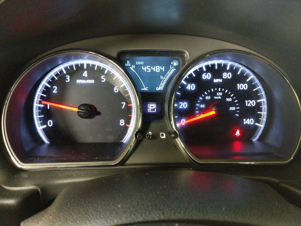2017 Nissan Versa - Odometer Close Up
