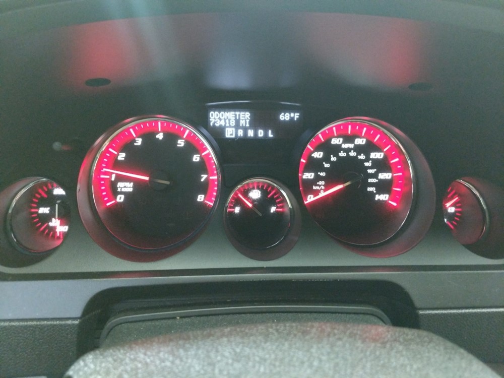 2012 GMC Acadia - Odometer Close Up