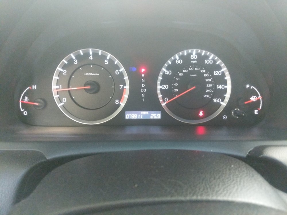 2011 Honda Accord - Odometer Close Up