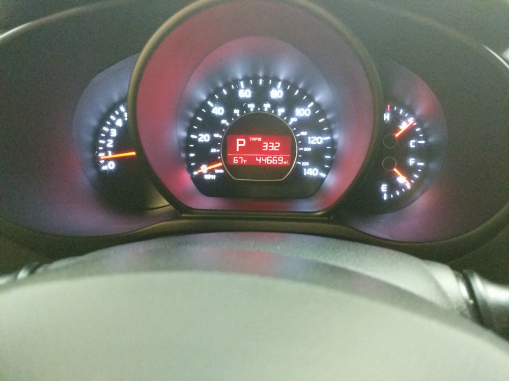 2014 Kia Soul - Odometer Close Up