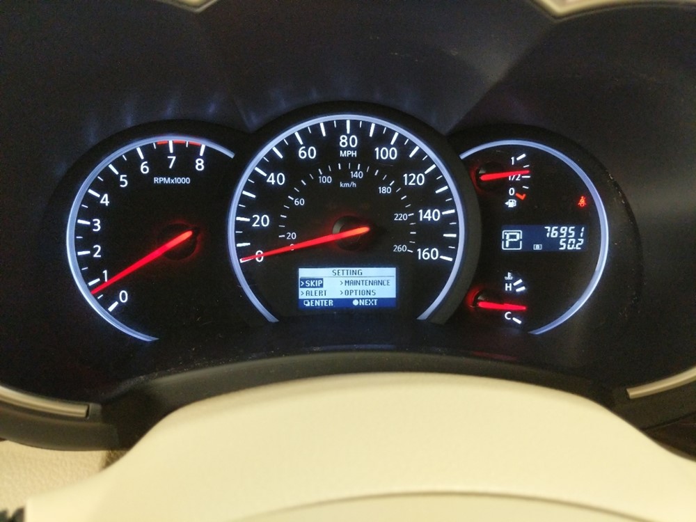 2012 Nissan Quest - Odometer Close Up