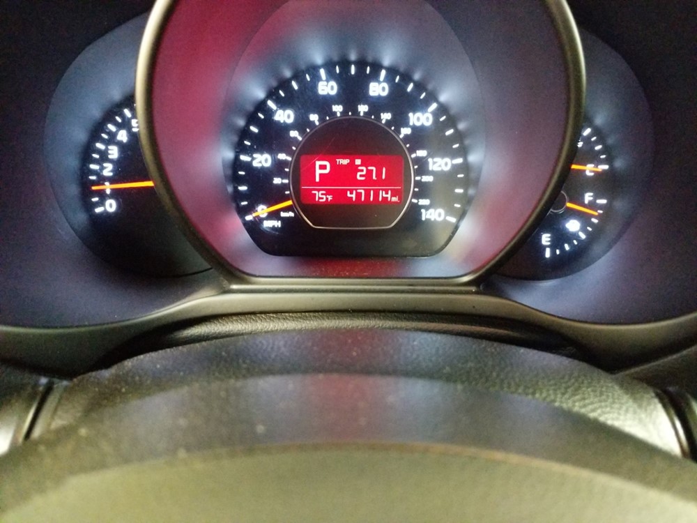 2017 Kia Soul - Odometer Close Up