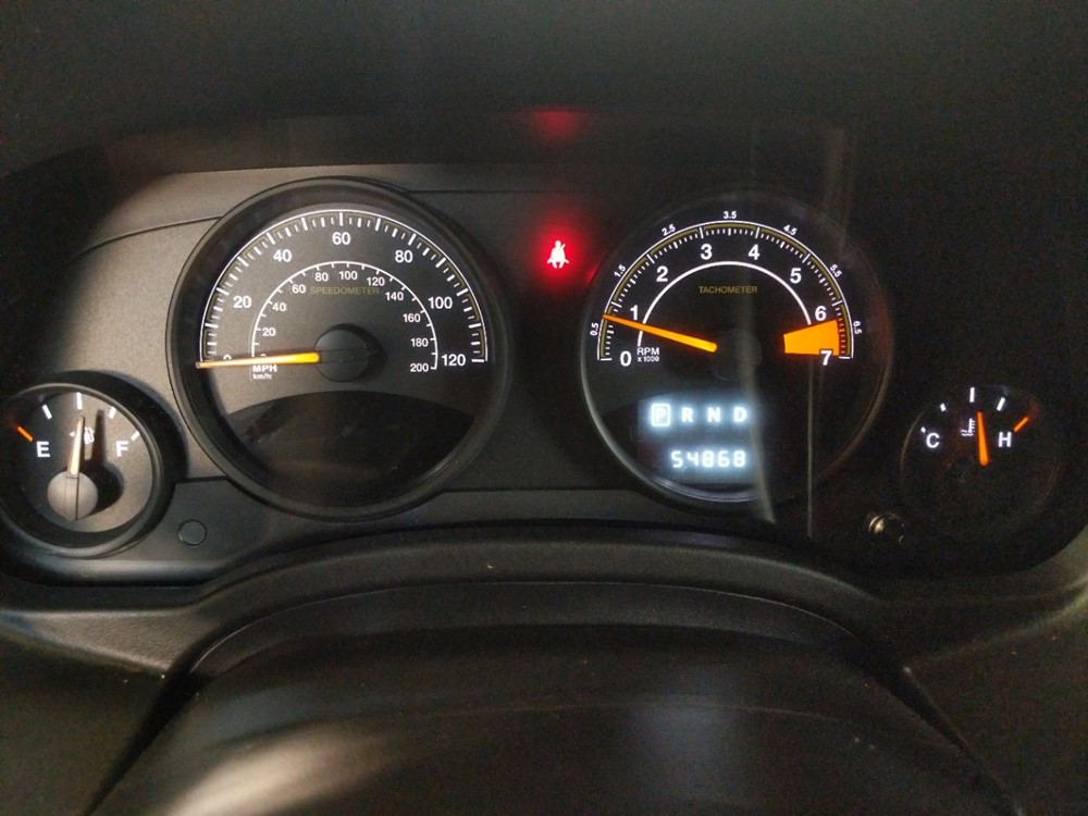 2017 Jeep Compass - Odometer Close Up