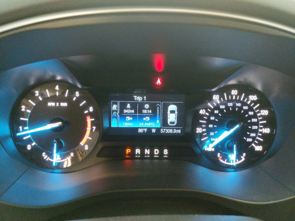 2014 Ford Fusion - Odometer Close Up