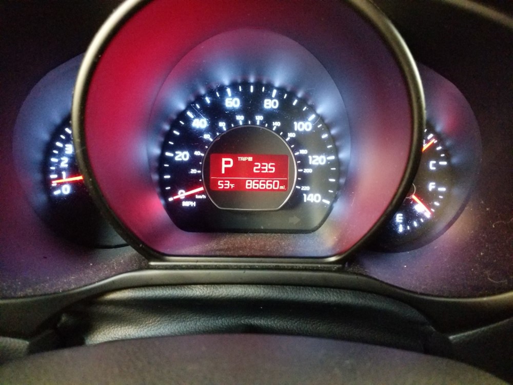 2014 Kia Soul - Odometer Close Up