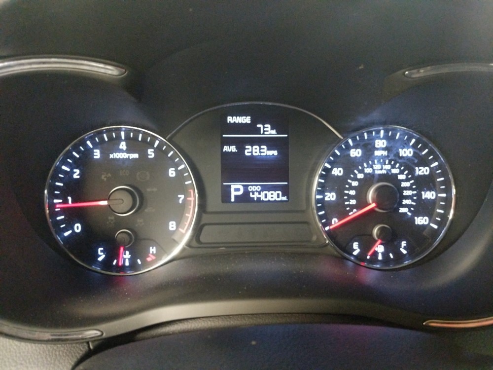2016 Kia Forte - Odometer Close Up