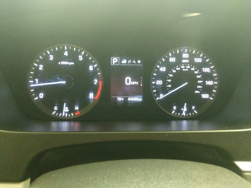 2016 Hyundai Sonata - Odometer Close Up