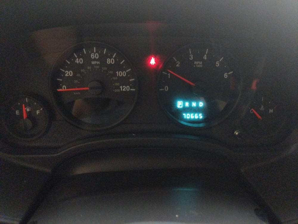 2013 Jeep Patriot - Odometer Close Up