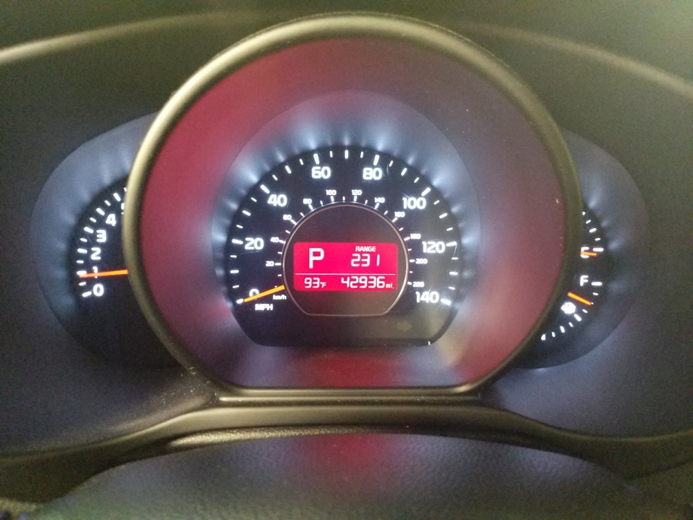 2017 Kia Soul - Odometer Close Up