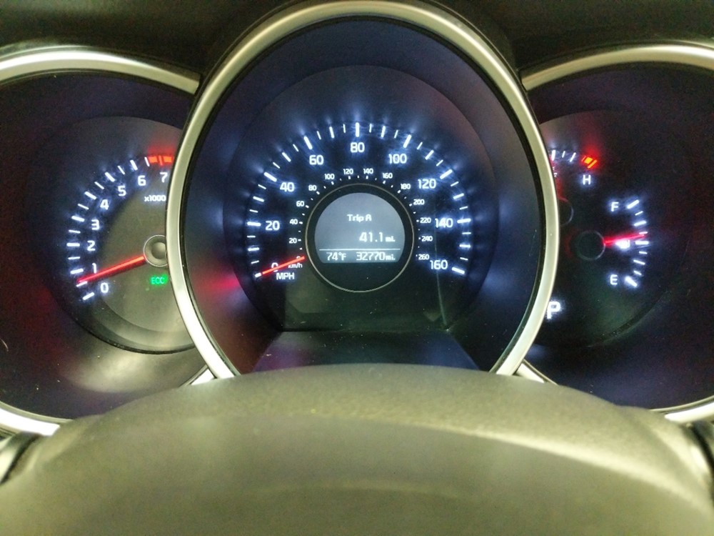 2015 Kia Optima - Odometer Close Up