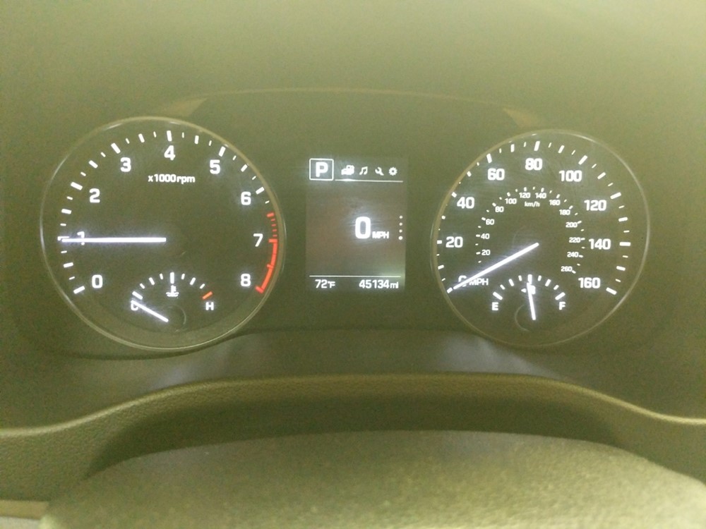 2018 Hyundai Elantra - Odometer Close Up