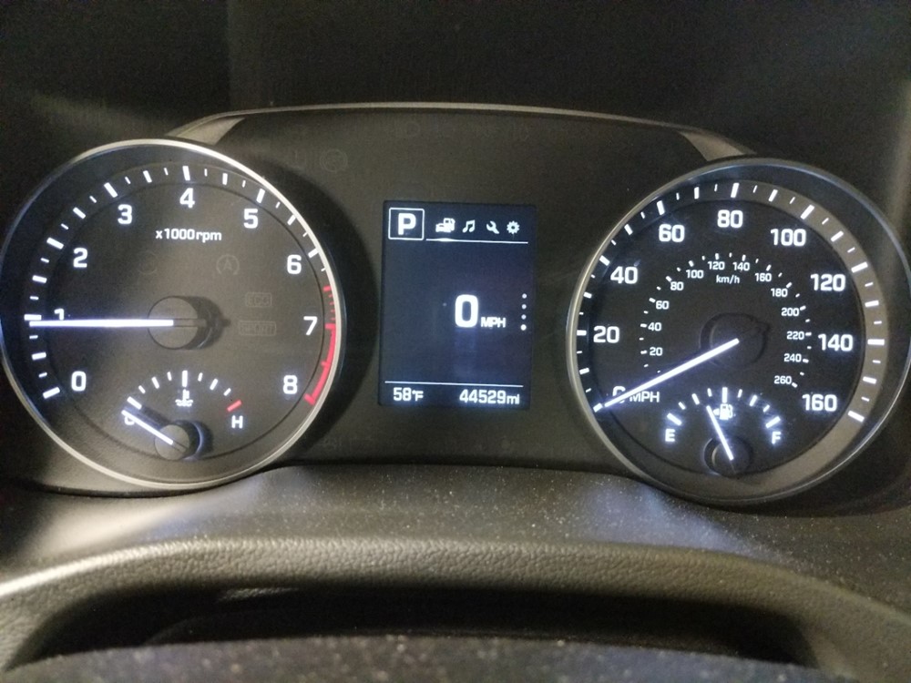 2018 Hyundai Elantra - Odometer Close Up