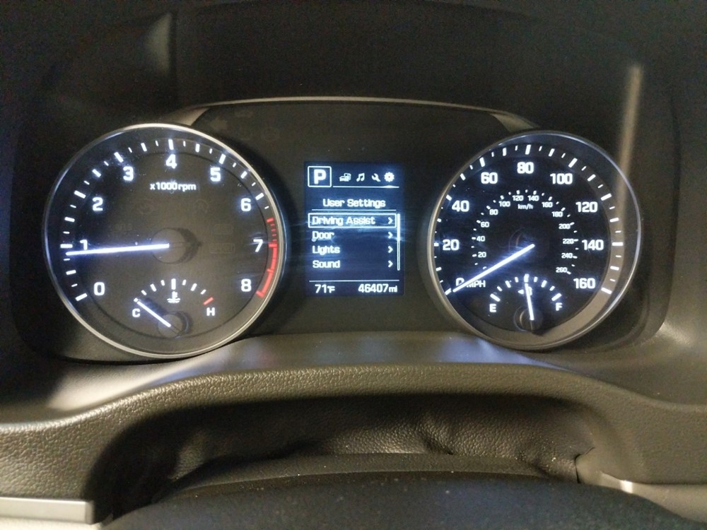 2018 Hyundai Elantra - Odometer Close Up