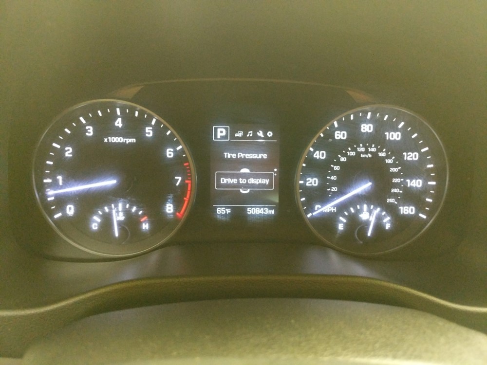 2018 Hyundai Elantra - Odometer Close Up