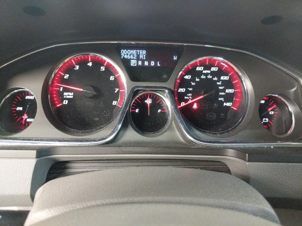 2013 GMC Acadia - Odometer Close Up