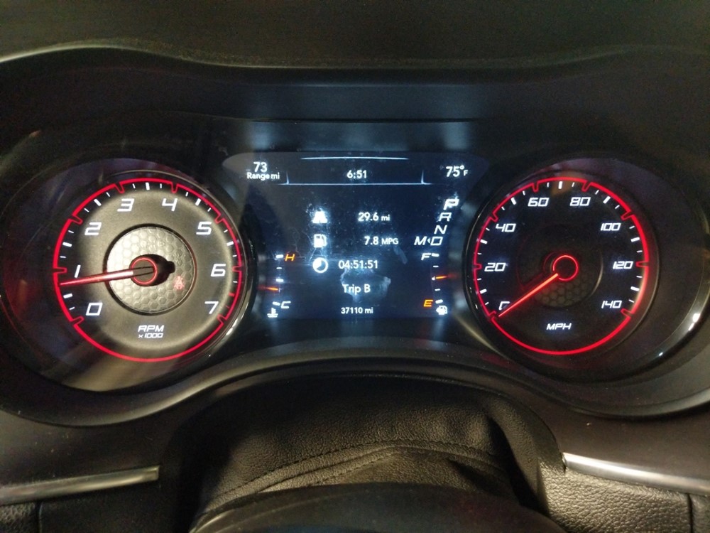 2017 Dodge Charger - Odometer Close Up