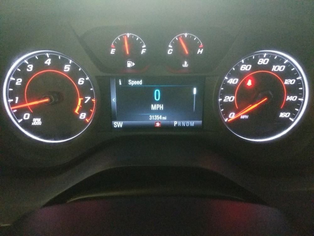 2017 Chevrolet Camaro - Odometer Close Up