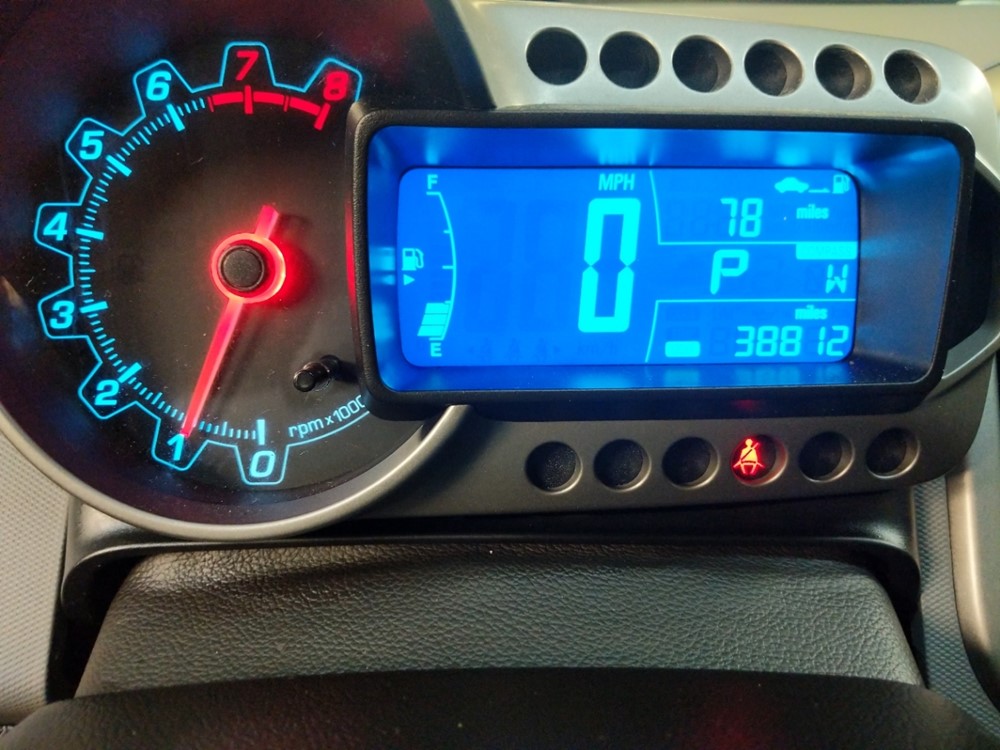 2016 Chevrolet Sonic - Odometer Close Up