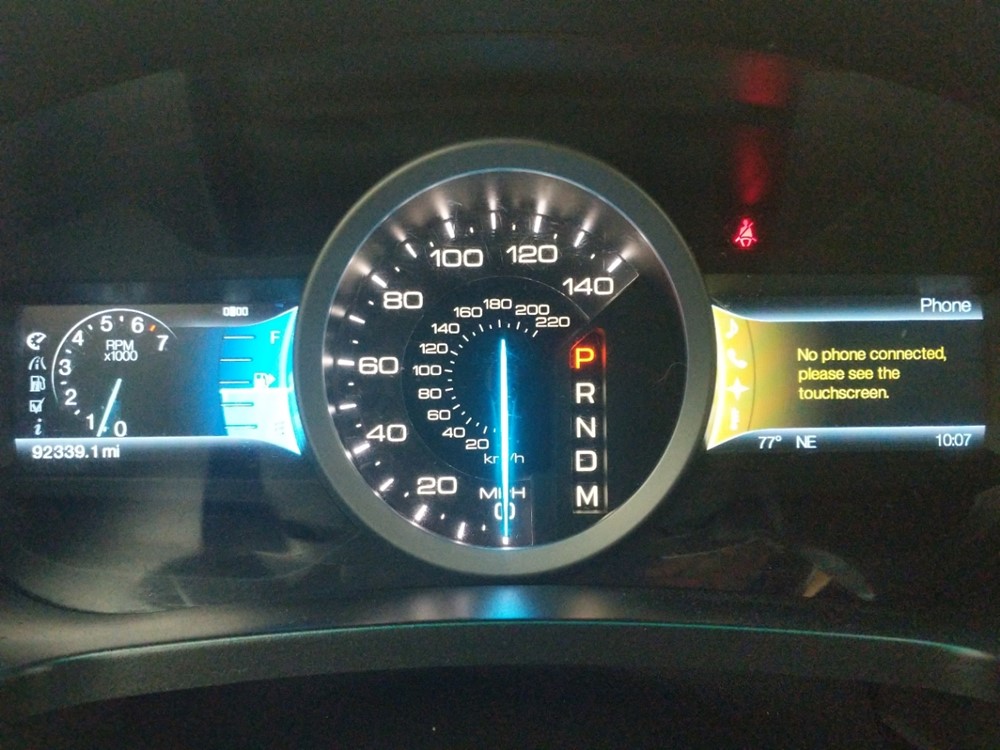 2011 Ford Explorer - Odometer Close Up