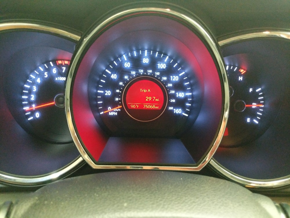 2013 Kia Optima - Odometer Close Up