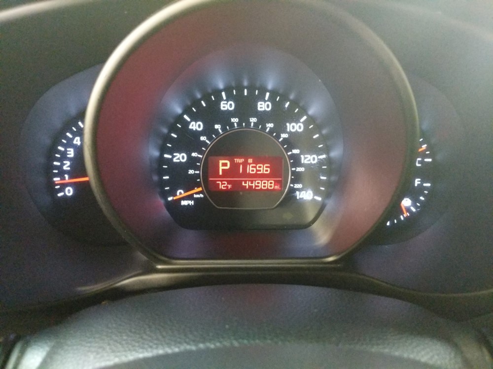 2018 Kia Soul - Odometer Close Up