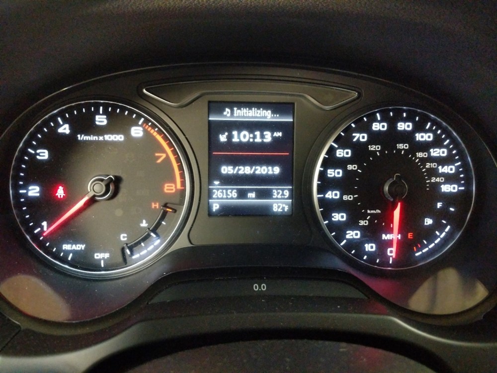 2016 Audi A3 - Odometer Close Up