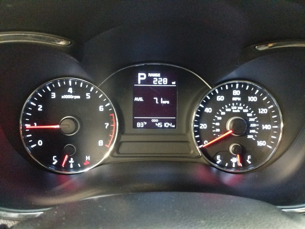 2017 Kia Forte - Odometer Close Up