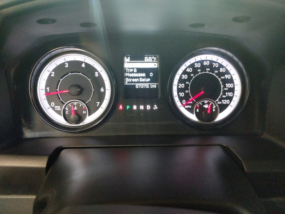 2017 Dodge Ram 1500 - Odometer Close Up