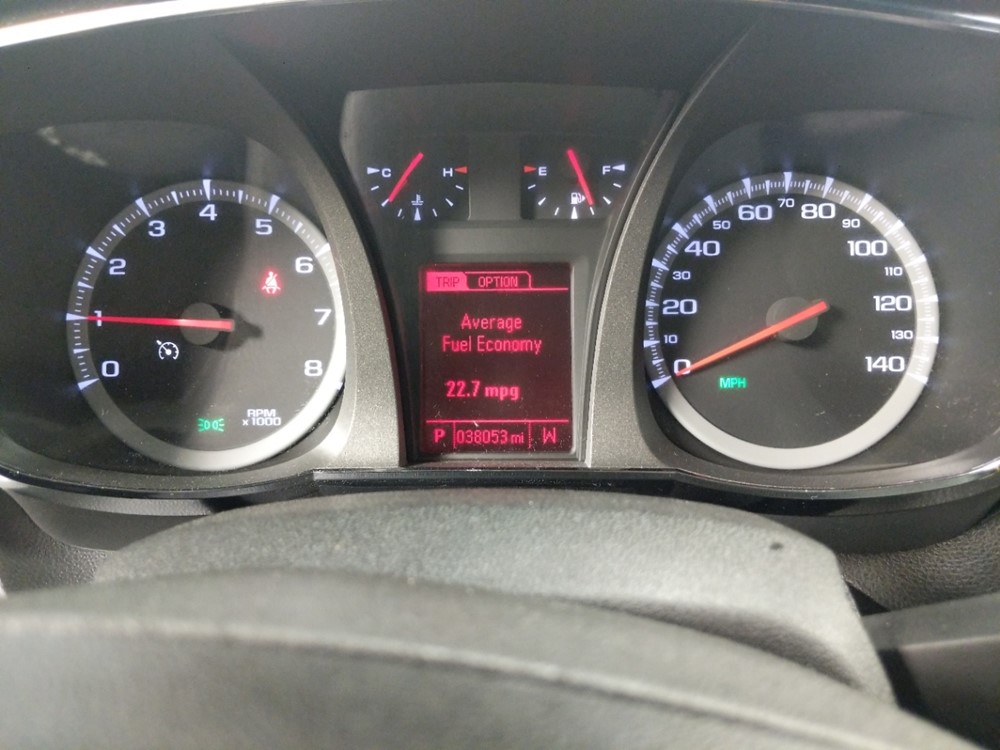 2016 GMC Terrain - Odometer Close Up