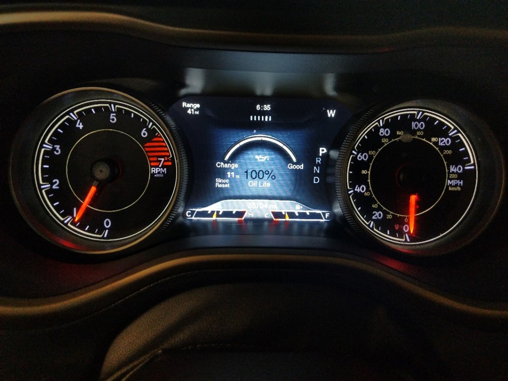 2016 Jeep Cherokee - Odometer Close Up