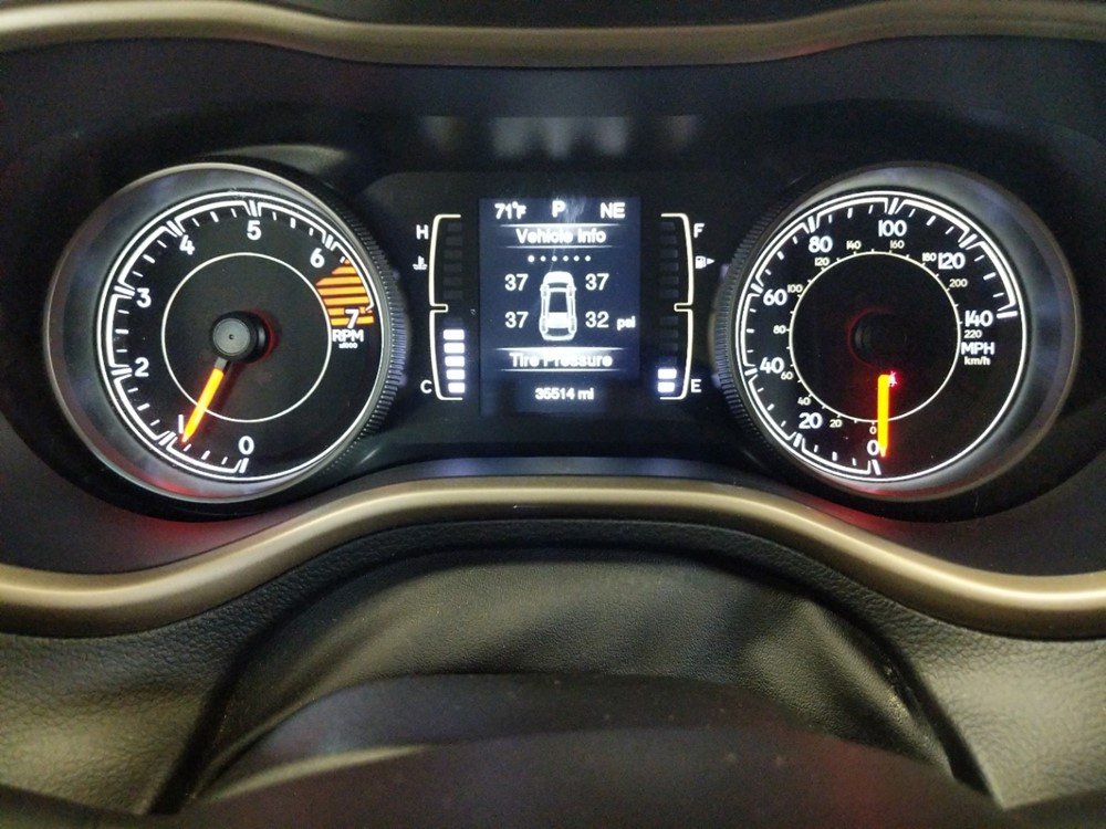 2016 Jeep Cherokee - Odometer Close Up