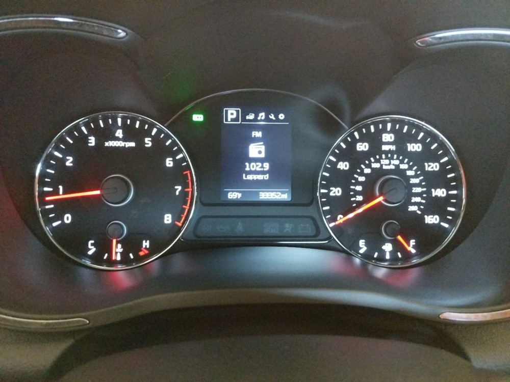 2018 Kia Forte - Odometer Close Up