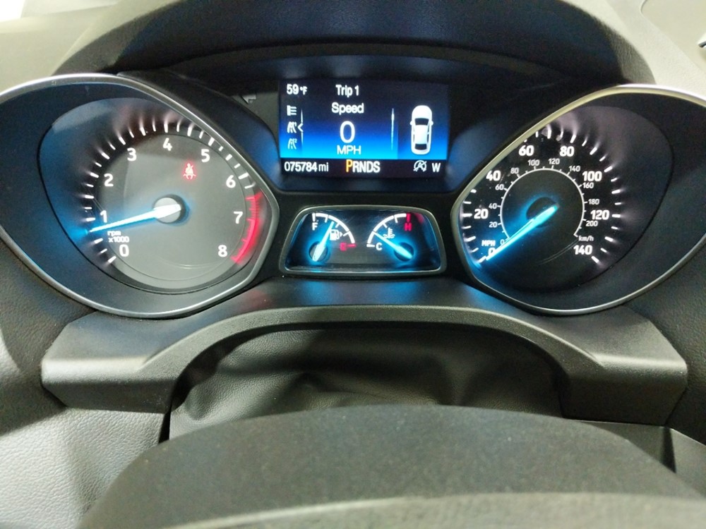 2017 Ford Escape - Odometer Close Up