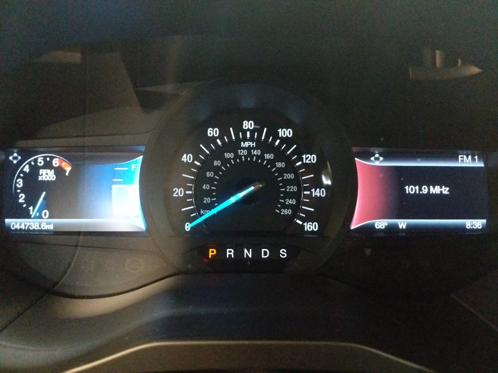 2017 Ford Edge - Odometer Close Up