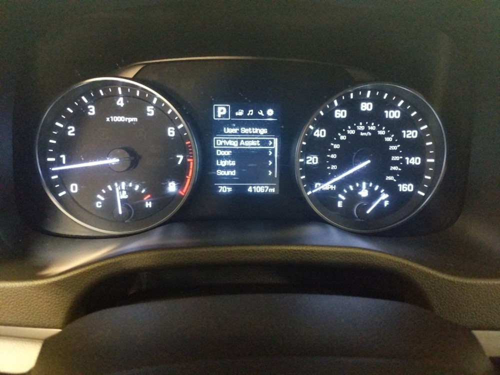 2018 Hyundai Elantra - Odometer Close Up