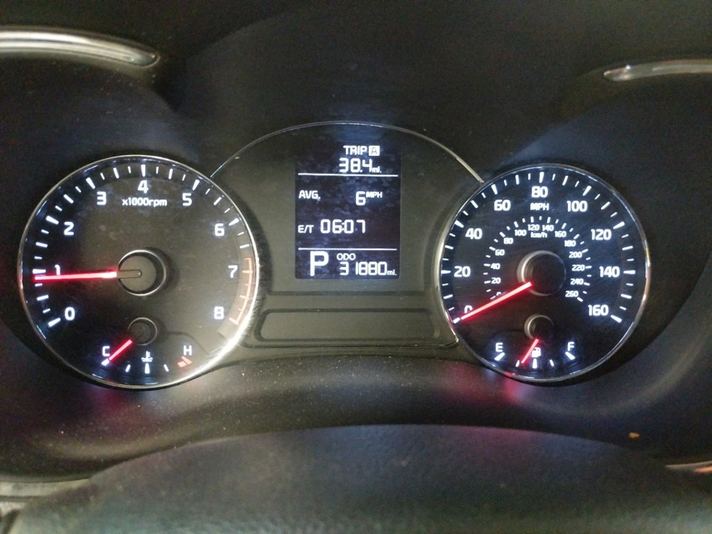 2016 Kia Forte - Odometer Close Up