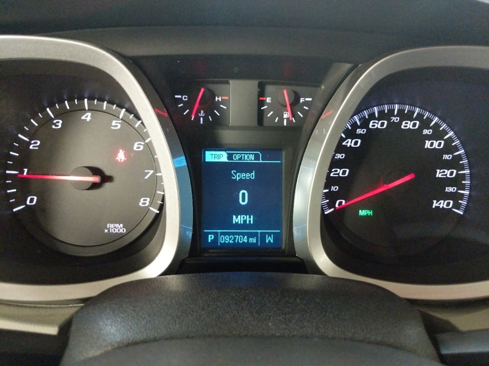 2017 Chevrolet Equinox - Odometer Close Up