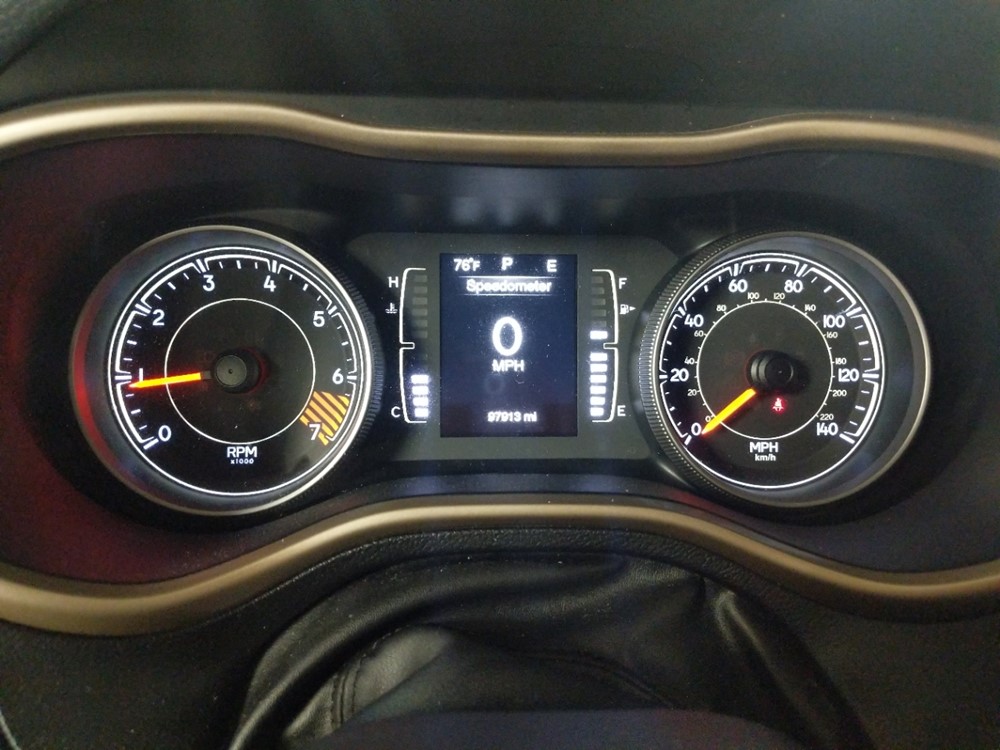 2015 Jeep Cherokee - Odometer Close Up