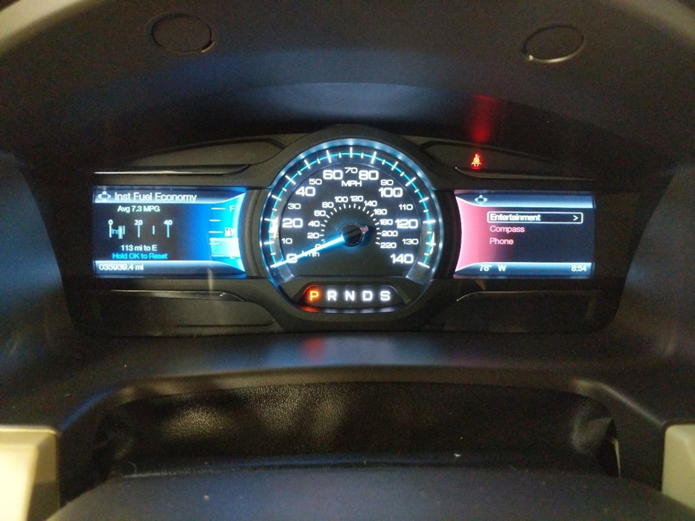 2016 Ford Flex - Odometer Close Up