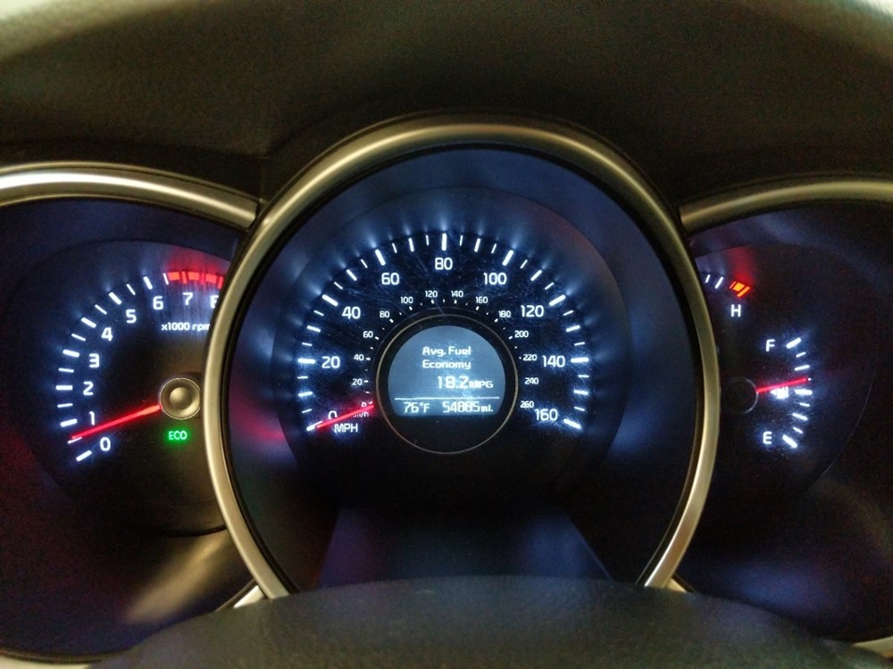 2015 Kia Optima - Odometer Close Up