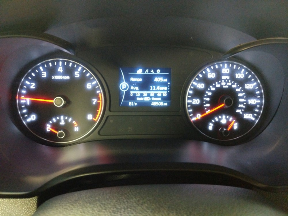 2018 Kia Optima - Odometer Close Up