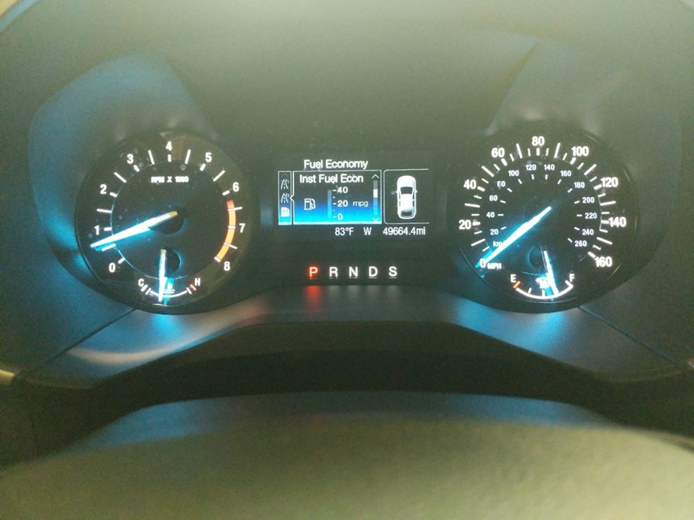 2016 Ford Edge - Odometer Close Up