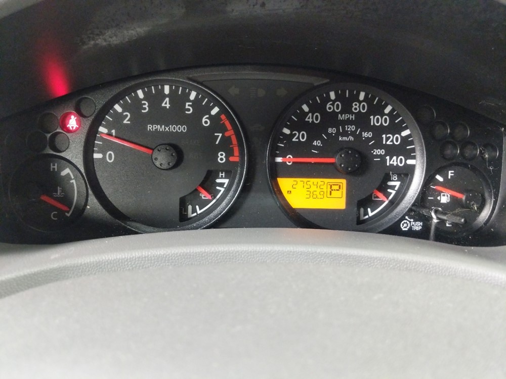 2016 Nissan Frontier - Odometer Close Up