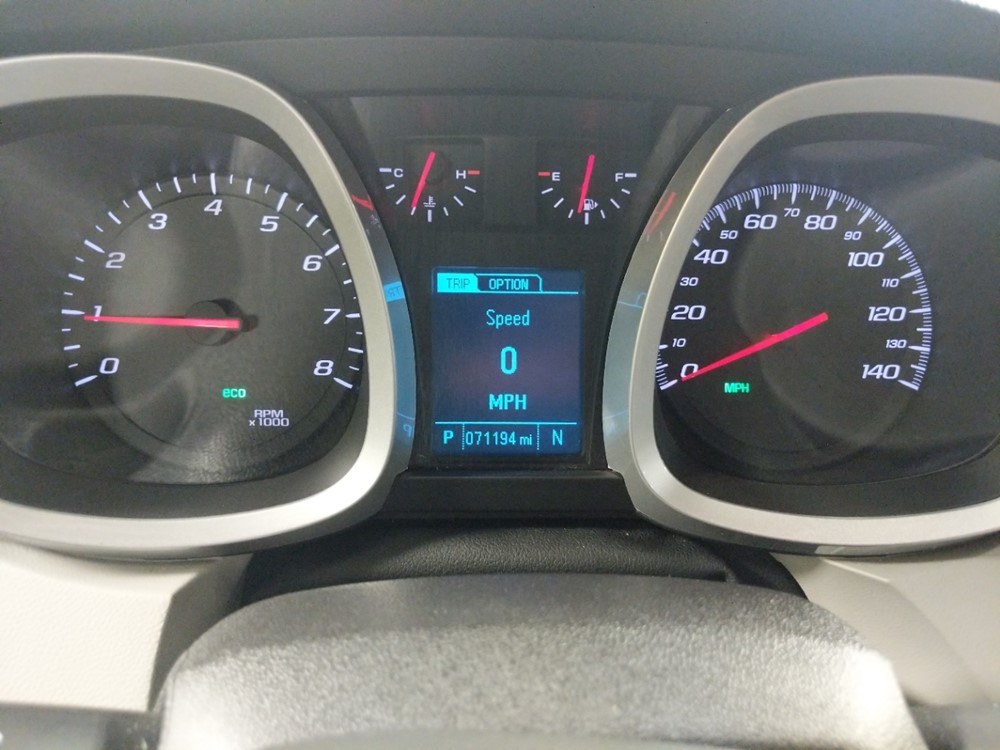 2017 Chevrolet Equinox - Odometer Close Up