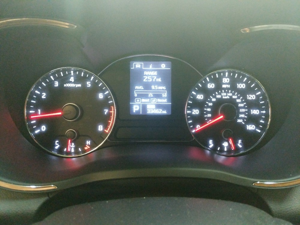 2015 Kia Forte - Odometer Close Up