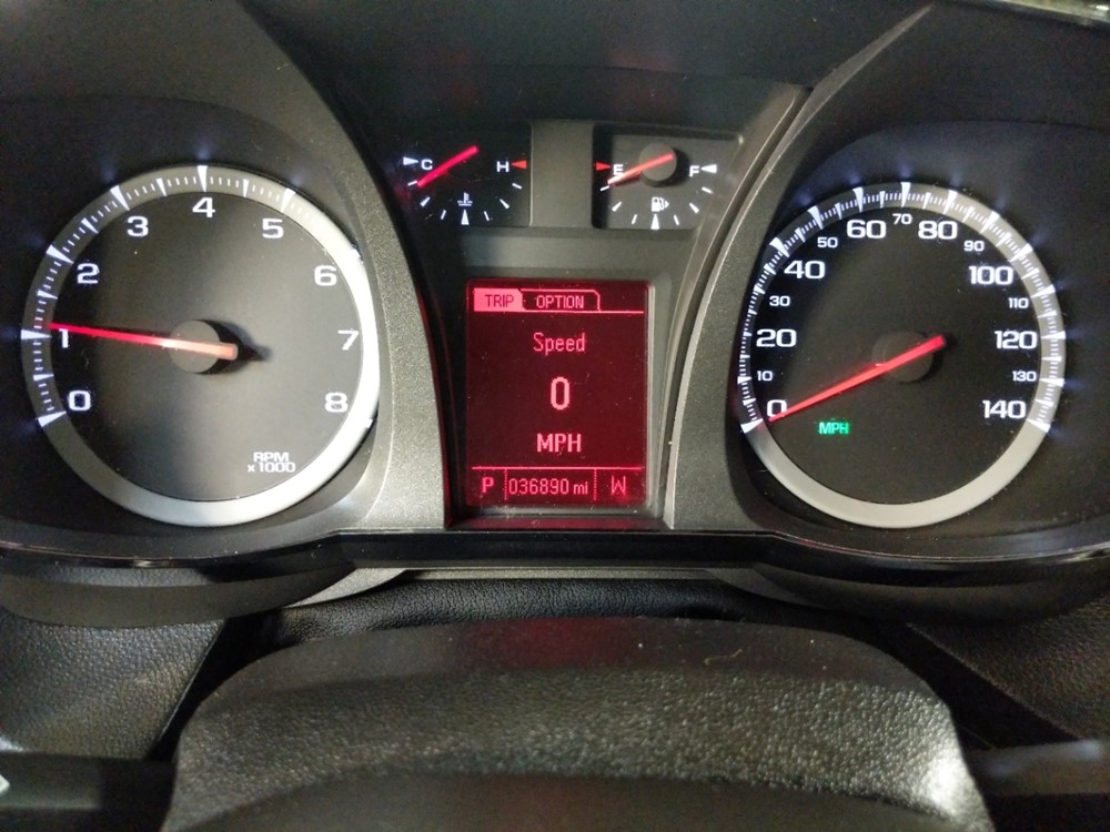 2017 GMC Terrain - Odometer Close Up